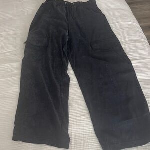 LULULEMON matte satin relaxed mid rise cargo pant
